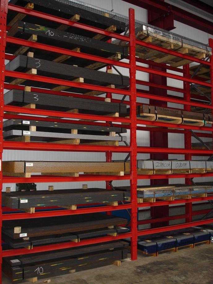 Lager- und Regalsysteme für die Lagerung von Blechformaten | Metal